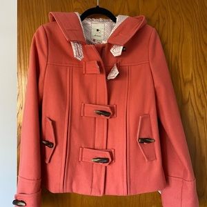 Anthropologie Elevenses First Frost Peacoat (Size 4)